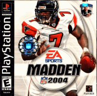 Madden 2004 Playstation US box art